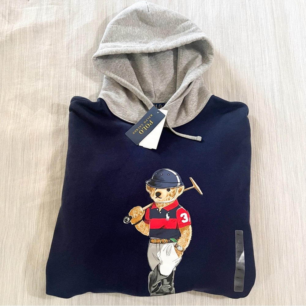 Ralph Lauren Polo Bear Color-Blocked Hoodie 💯😱